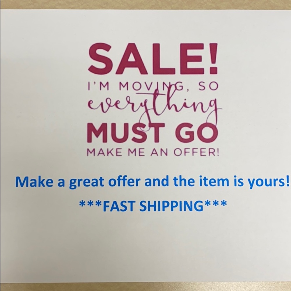 Moving Sale!